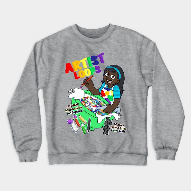 Artist Loops: Painter Crewneck Sweatshirt by Panddie